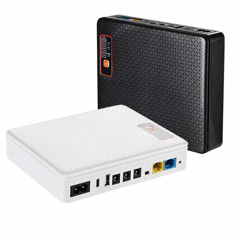 Home Mini UPS Small 5v 9v 12v Dc POE Modem Lithium Battery Bank Uninterruptible Power Supply Companies for Wifi Router Optical