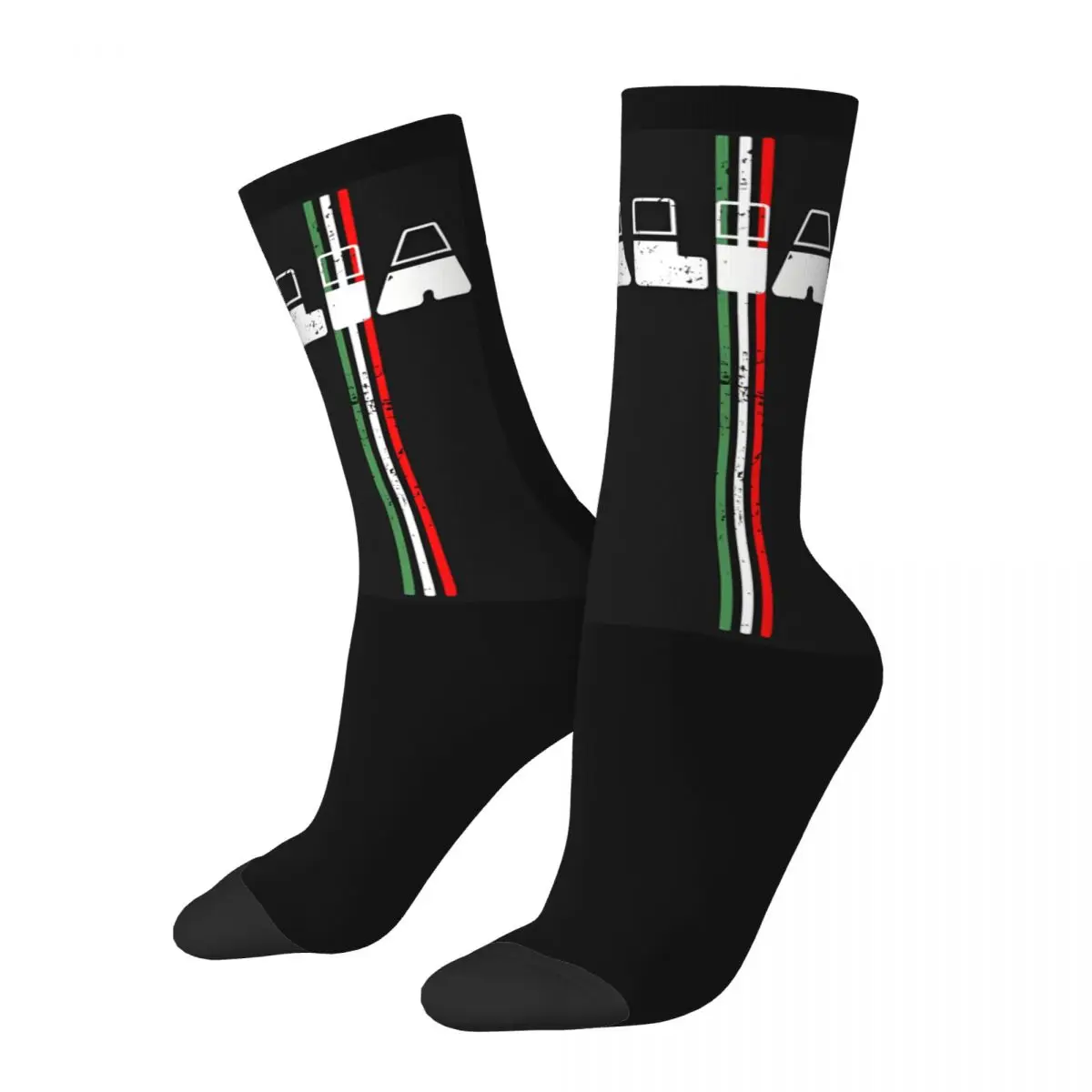 

Italy Flag Sock Printed Man Polyester