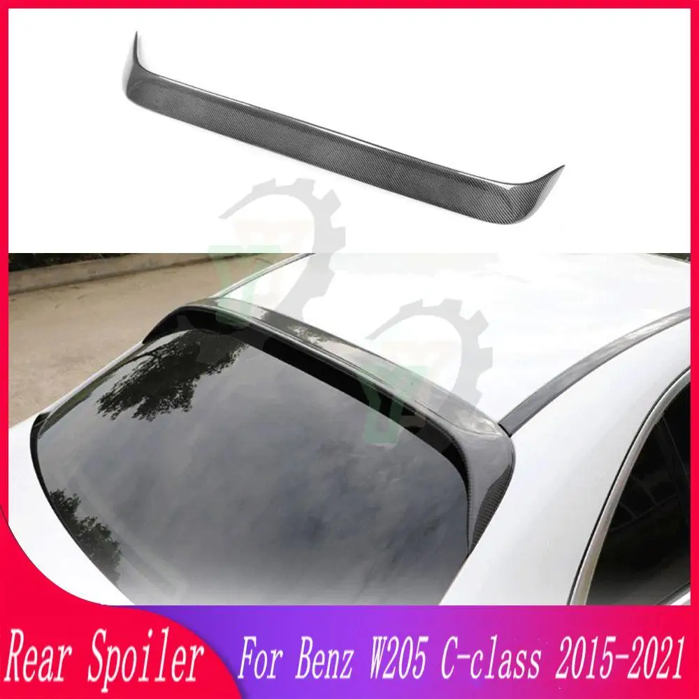 High Quality Car Rear Window Roof Wing Spoiler Wing Refit Trim For Mercedes-Benz W205 C-class 2015 2016 2017 2018 2019 2020 21