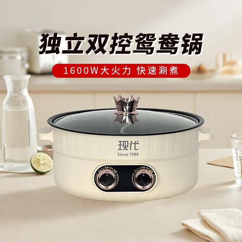 Multifunctional Mini Electric Hot Pot Portable Student Dorm Electric Cooking Pan For Noodles Soup Frying Home Kitchen Appliance view 5