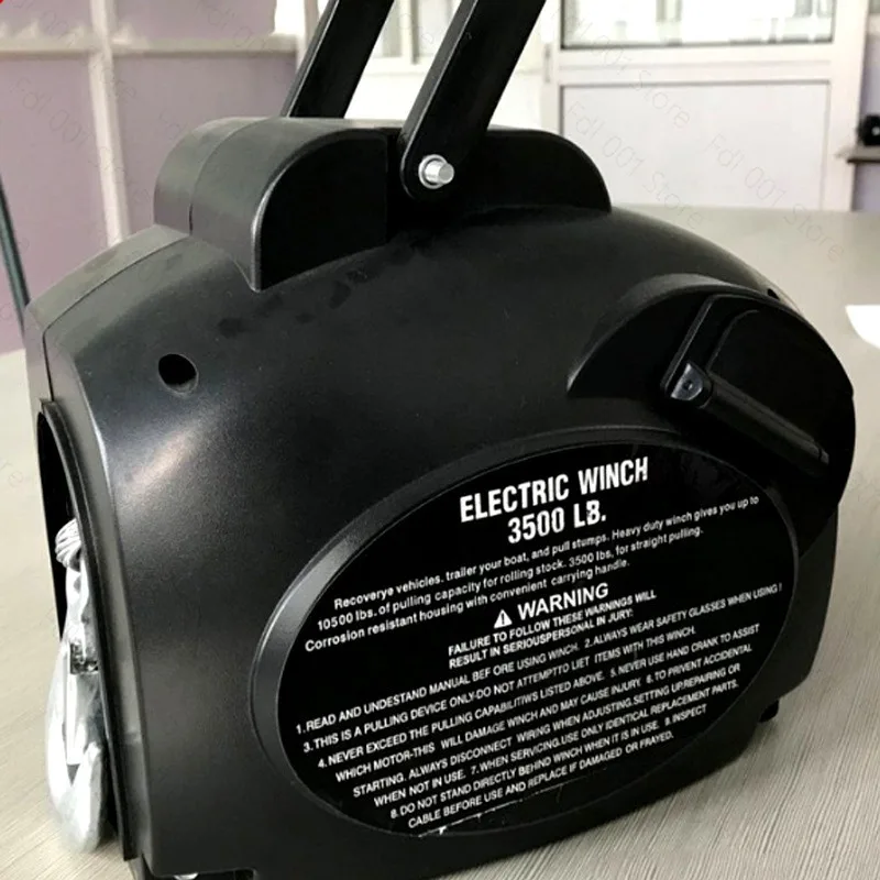 winch 3500 pounds electric winch, off-road vehicle self-rescue tool, all-electric tractor