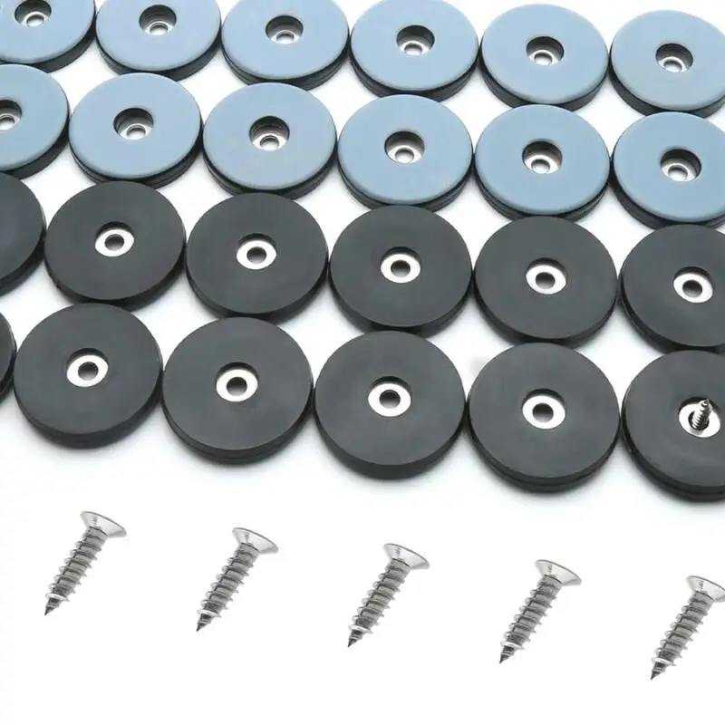4/8/12/16/20Pcs 19~38MM Heavy Duty Furniture Leg Slider Pads Table Base Protectors Anti-Abrasion Floor Mats Easy Move
