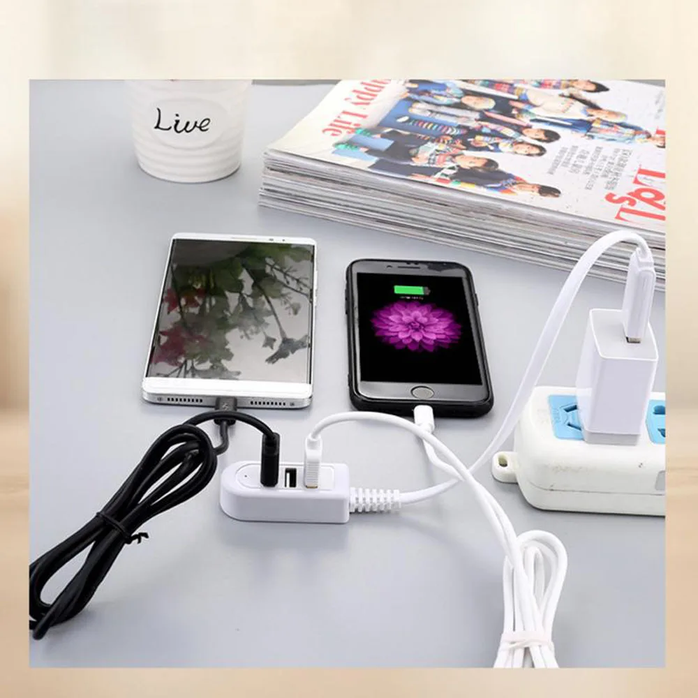 شخصية سريعة 3 منافذ قسط ملحقات الكمبيوتر المتوسع USB الفاصل متعدد محور ملحقات الكمبيوتر محاور USB #1