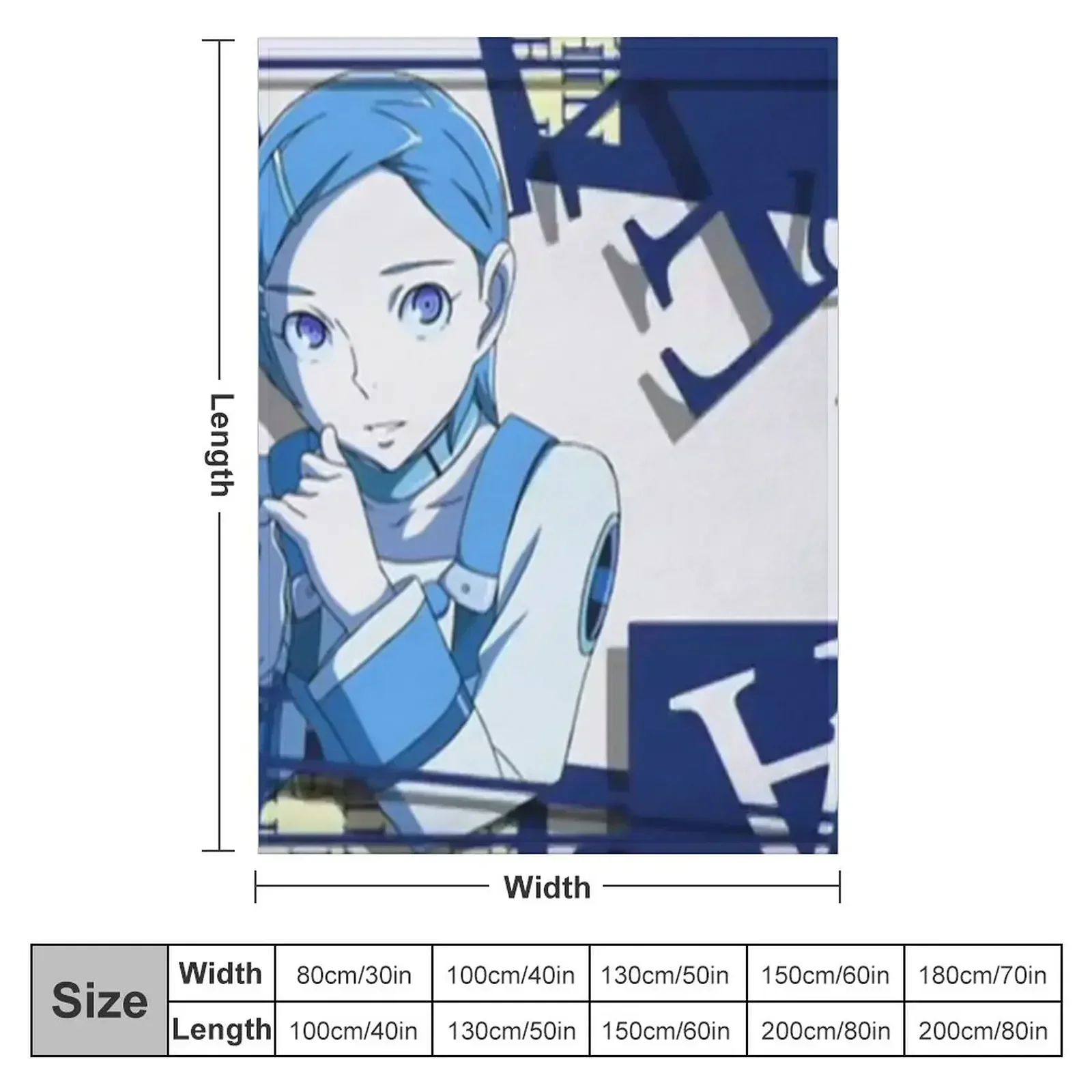 Eureka Seven bleu Throw Blanket Flannel Fabric funny gift Blankets