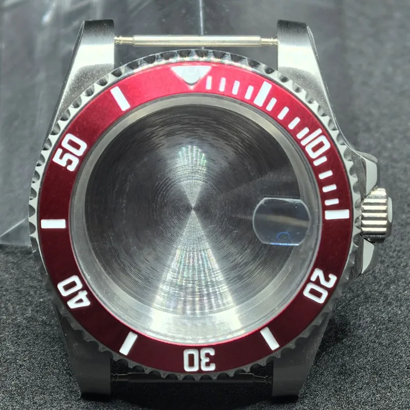 حافظة كلاسيكية من الفولاذ المقاوم للصدأ مقاس 40 مم حافظة حلقة فرعية لملحقات تعديل الحركة NH35/NH36