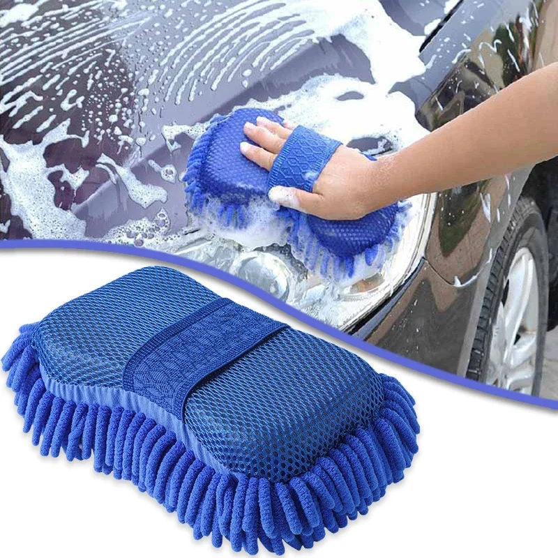 

Car Washer Gloves Coral Styling Sponge Car Cleaning Detailing Brush Washing Sponge Auto Cleaning Supplies Auto Detailing Tools