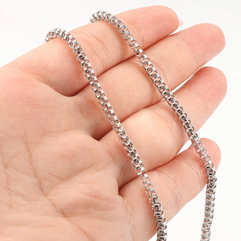 Stainless Steel Lantern shaped Chains For Jewelry Making Supplies Special Chain Punk Necklace Bracelet DIY Accessories Wholesale