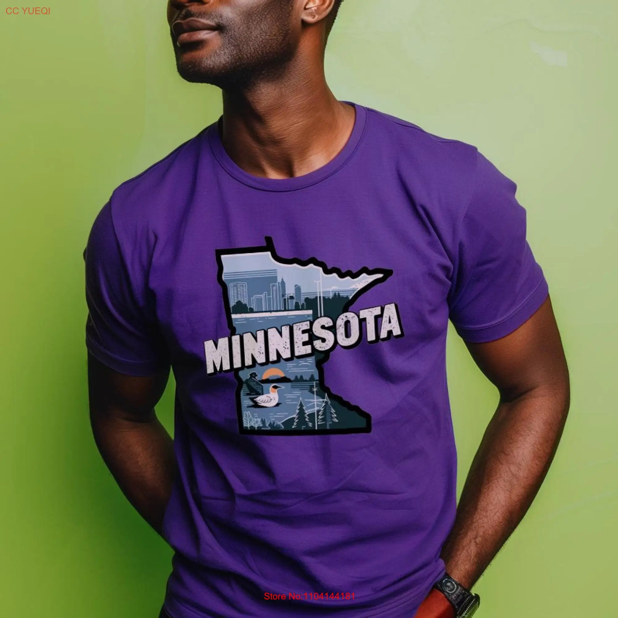 Minnesota Favorite T Shirt Lover Home State Traveler Vacation Midwest long or short sleeves