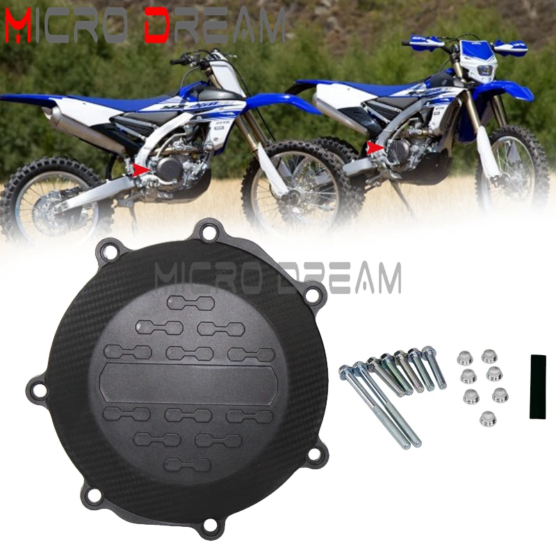 

Dirt Bike Euduro Clutch Cover Guard For Yamaha YZ450F 2010-2017 WR450F YZ450FX 2016-2017 Dirt Bike Accessories Engine Guards