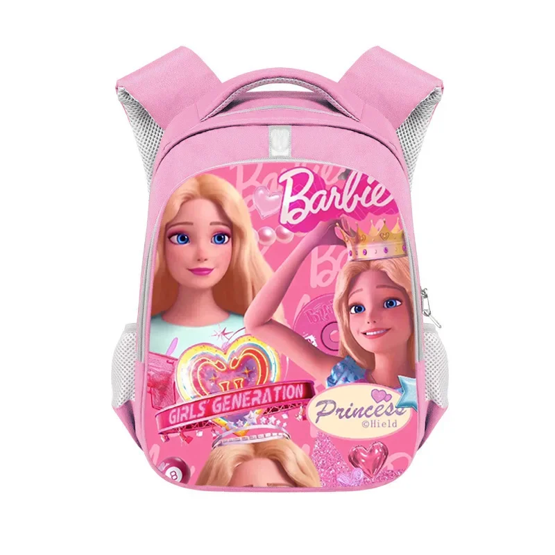 Plecak Barbie Cute Cartoon Princess Kids School Bag 13inch Kindergarten Girls Pink Backpack Student Supplies Stationery Gifts