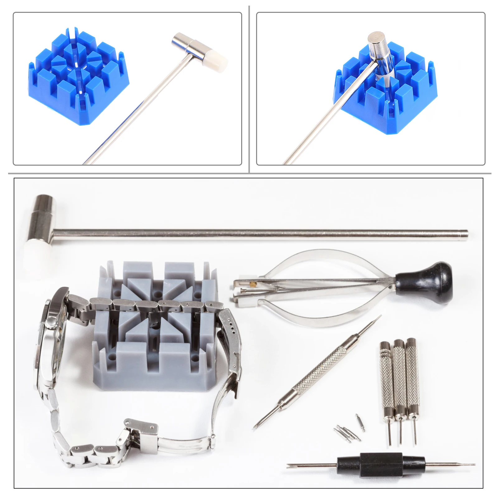 

Repair Tools Watchb Adjustment Kit Disassemble Tool Alloy Plastic High Quality Durable Easy to Use For Daily for Watch