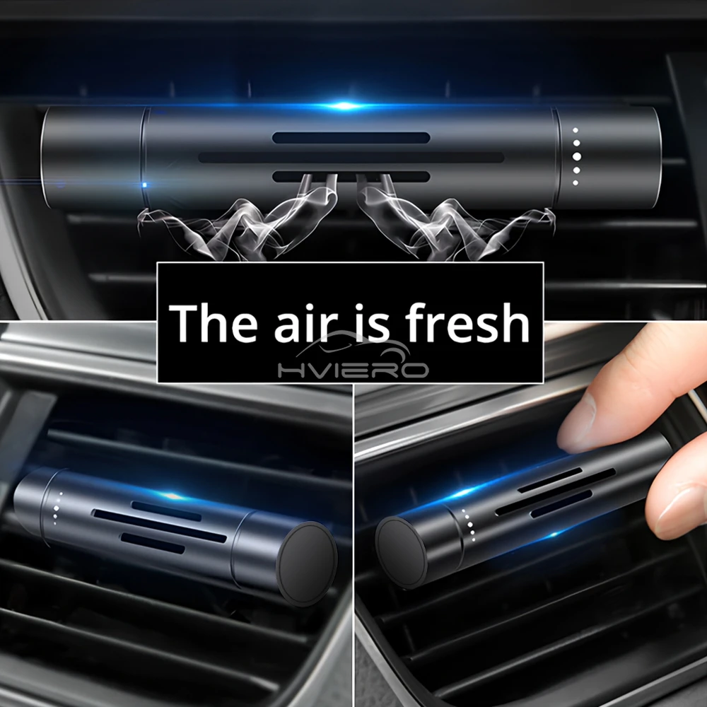 1/2/4X Car Air Freshener Multiple Color Choice Smell Styling Refreshing Vent Perfume Flavoring Aromatic Auto Interior Accessorie