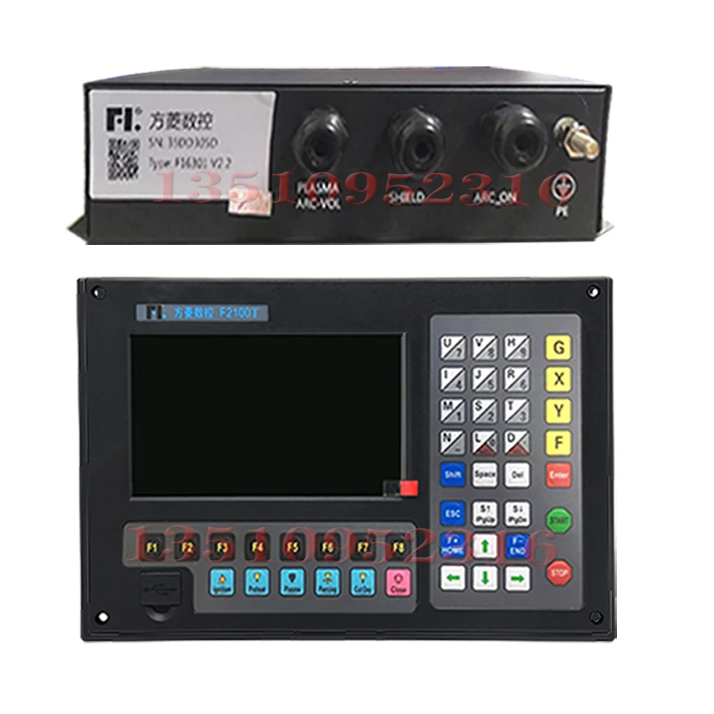 Imagem -04 - Plano de Corte Plasma Controlador Cnc Eixos Plasma Chama Corte Sistema Controle Mais Thc Corpo Levantamento Jykb130-dc24v Mais F521 F2100t V5.0