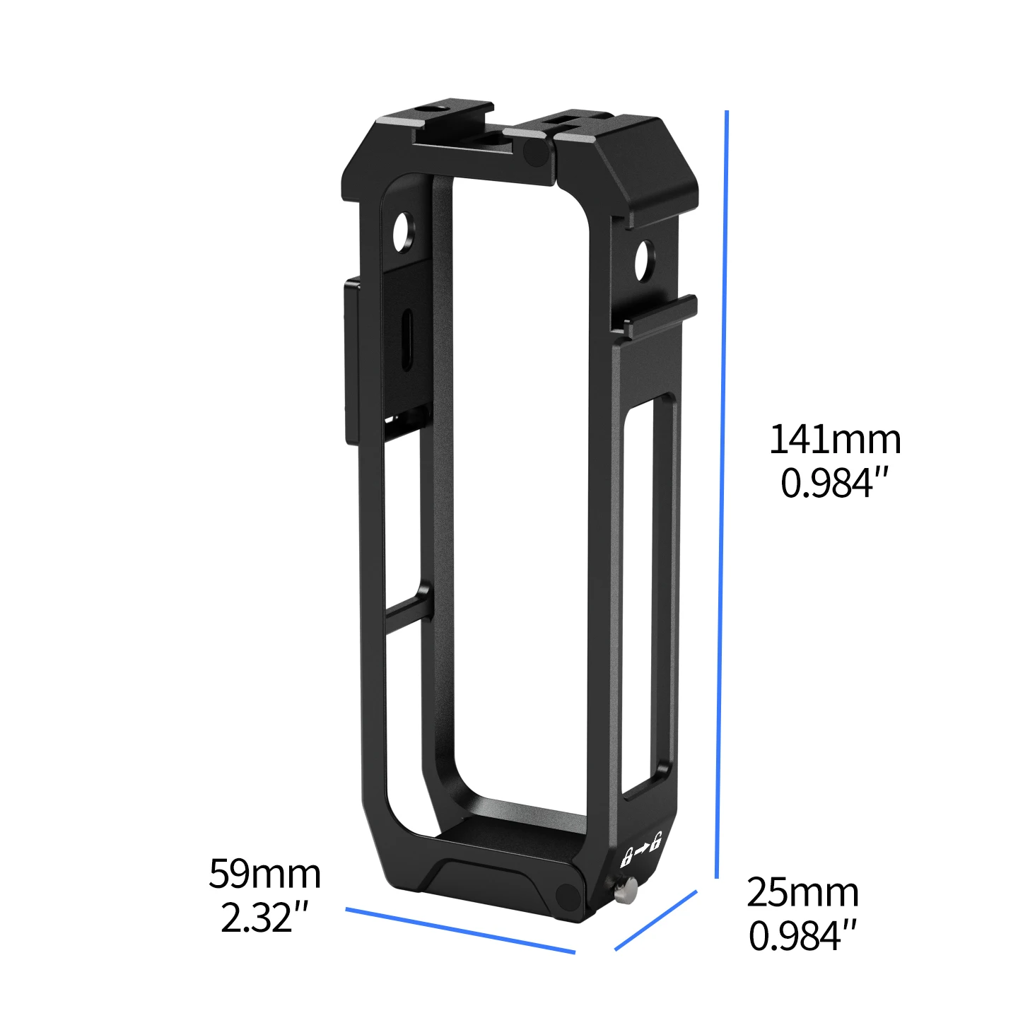 Feichao gaiola de câmera magnética para insta360 x5, caixa panorâmica de liberação rápida, horizontal, vertical, interruptor rápido, estrutura protetora de metal