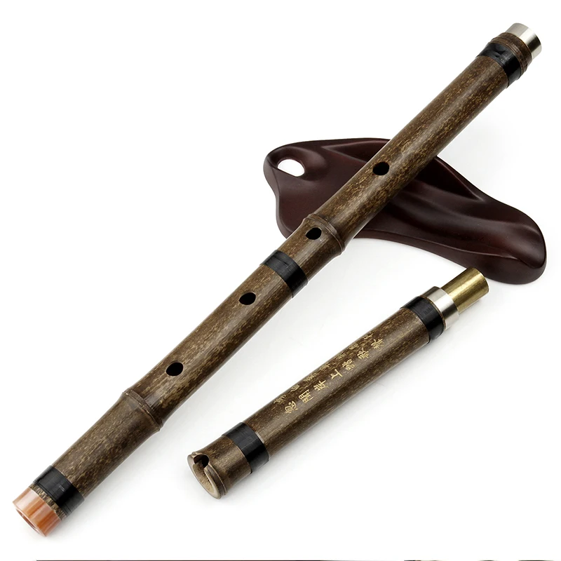 Natural Bamboo 54CM Shakuhachi Handmade Chinese Traditional Musical Instrument D Key For Beginners Woodwind Flutes