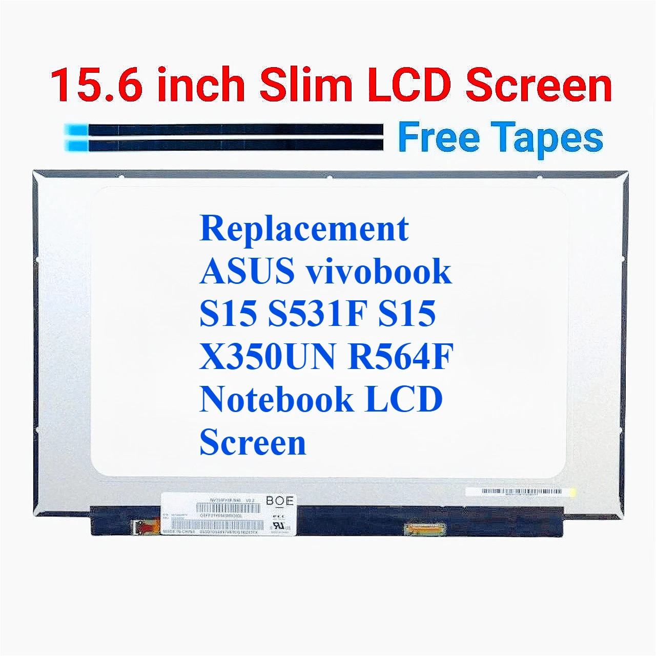 

For ASUS vivobook S15 S531F S15 X350UN R564F Notebook LCD Screen