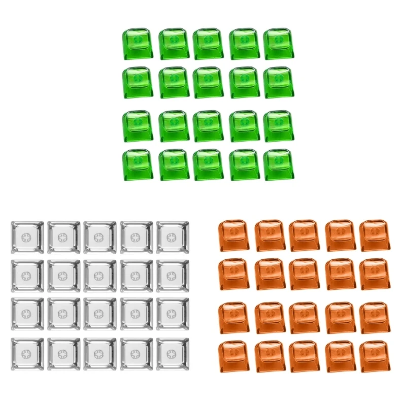 XDA Keycaps Mechanical Keyboard 1U Caps Blank Customized Transparent Crystal Keycaps Mx Switches XDA Height
