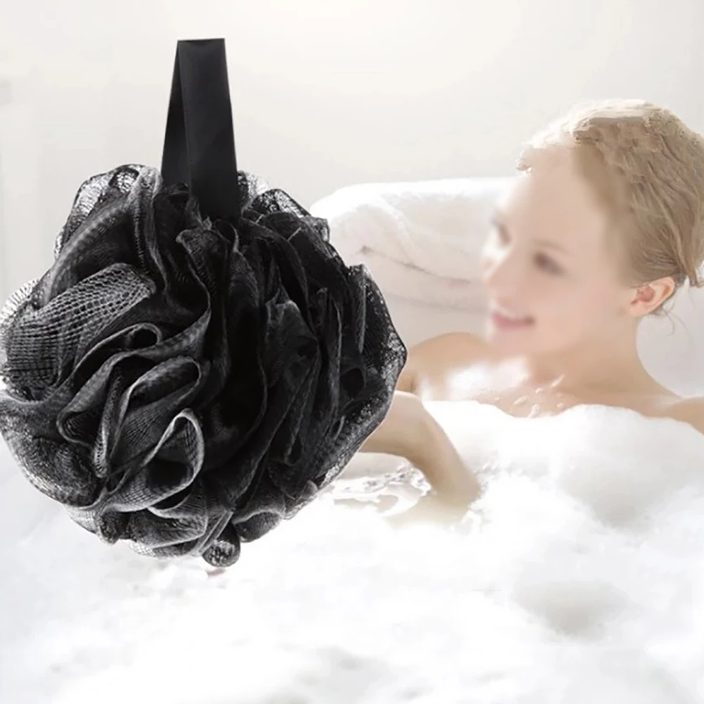 

Мяч, губка для ванны, аксессуары, полиэтиленовые детали, мочалки для душа, щетка для мытья тела для взрослых, чистая отшелушивающая большая сетка для ванной комнаты