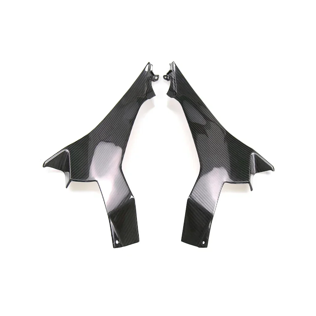 

Для Kawasaki Ninja400 2018, аксессуары для обтекателей мотоцикла, углеродное волокно, левая и правая боковая пластина топливного бака, обтекатели