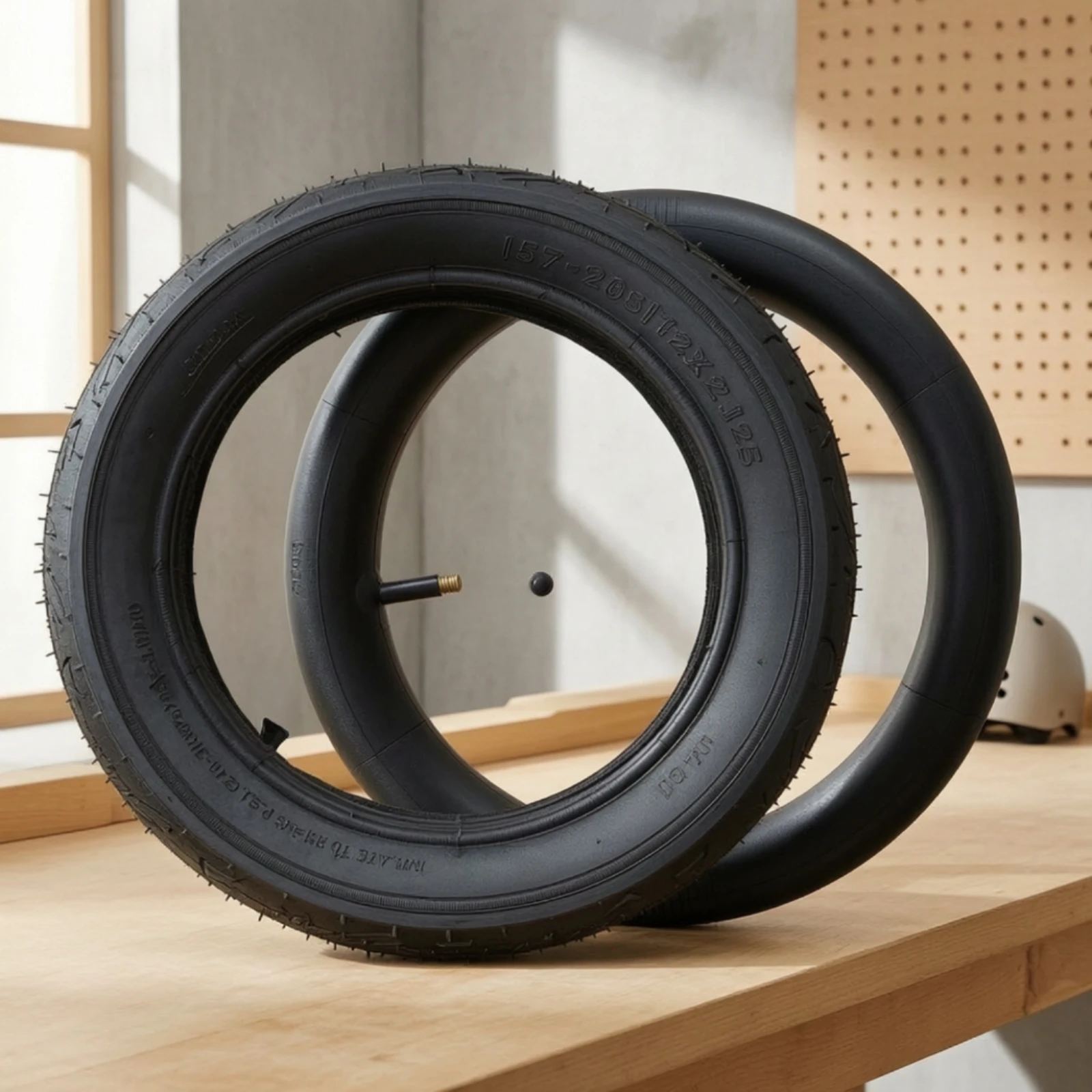 Balance Bike Replacement Tire Long-Lasting Tire and Tube Set Cycle Replacement Wheel Heavy Duty Universal for Children view 4
