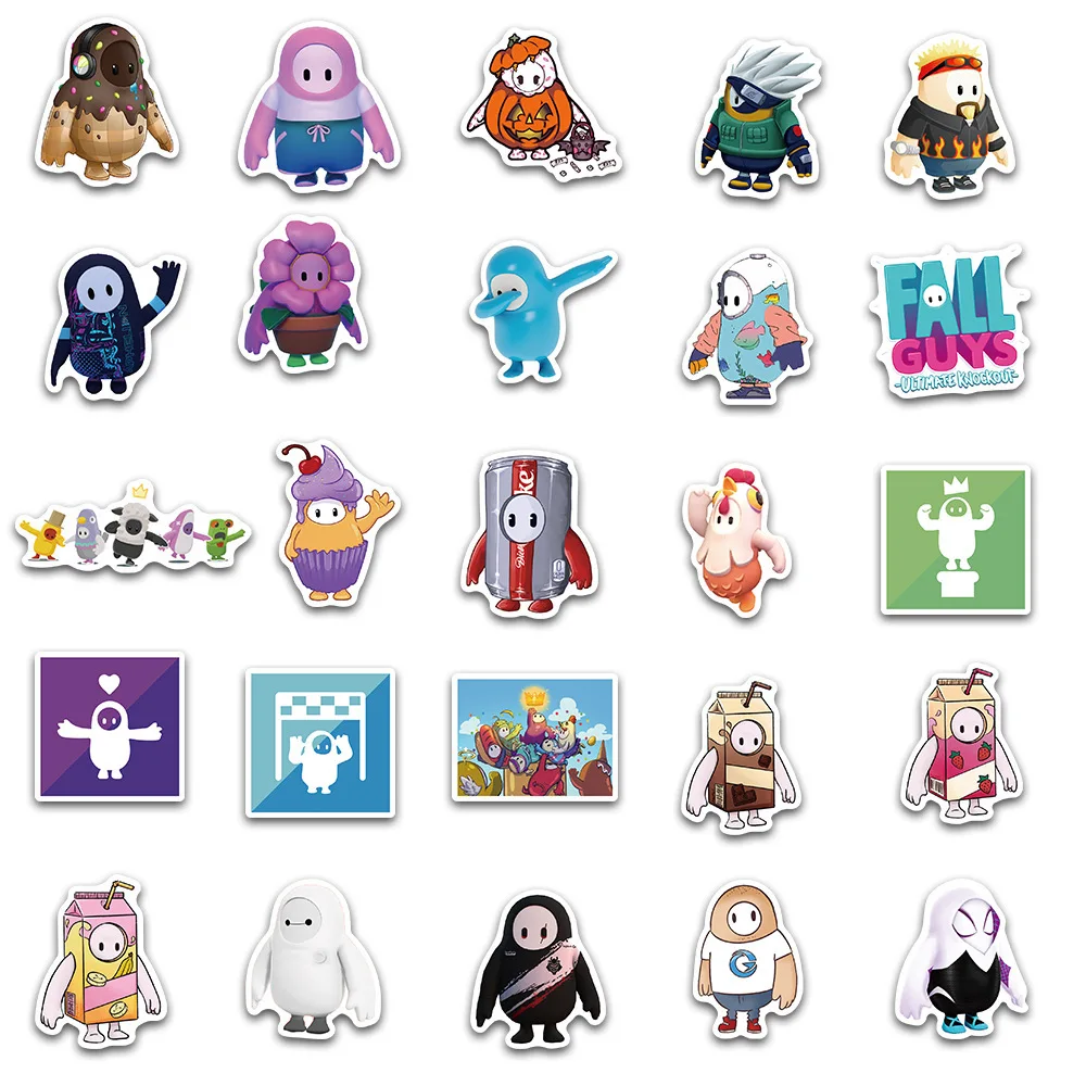 50 قطعة ملصقات الخريف الرجال لأجهزة الكمبيوتر المحمول الوفير زجاجات مياه الكمبيوتر جراب هاتف دراجة نارية دراجة سكيت الأمتعة قبعة صلبة الفينيل