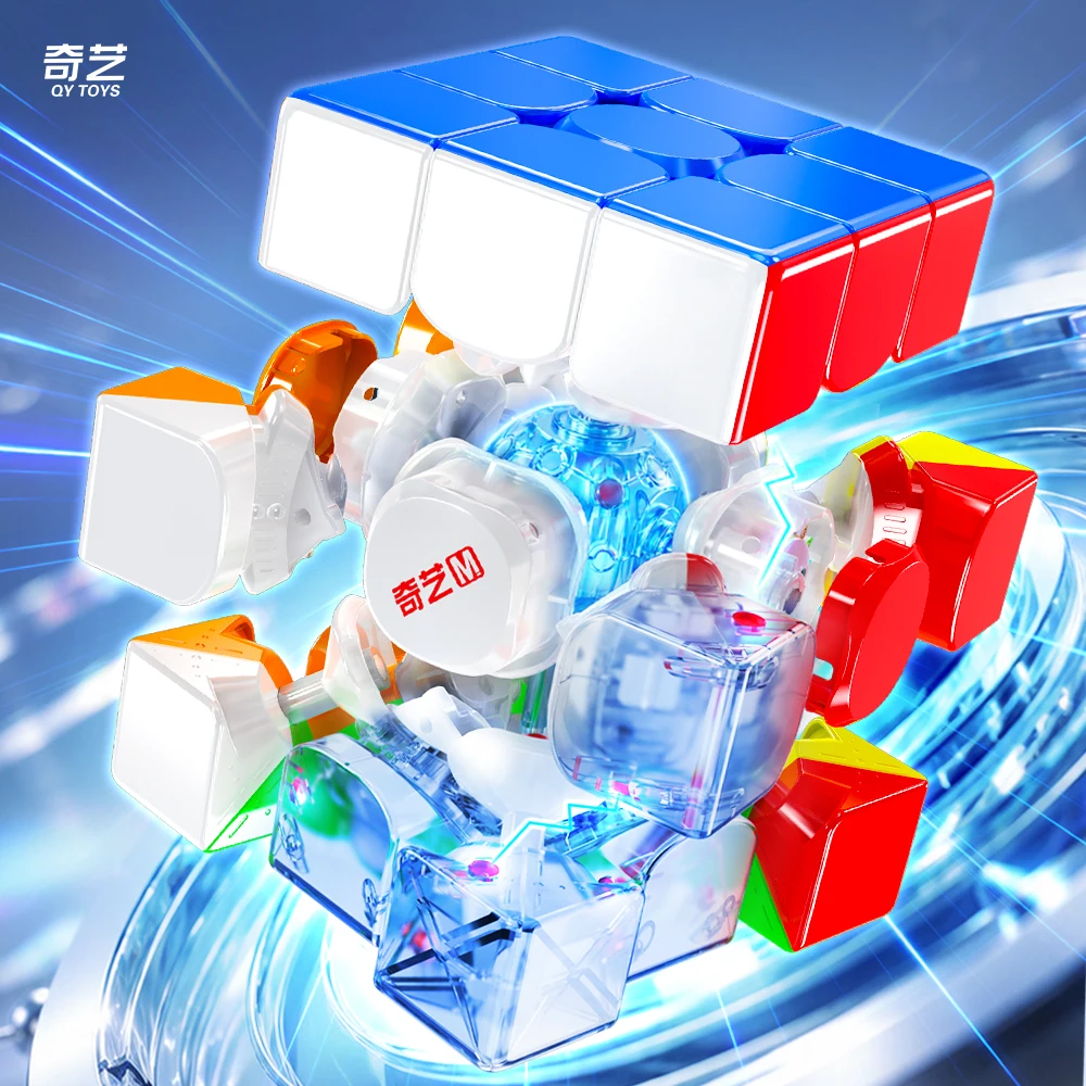 QiYi M Pro V3 Pioneer UV 3X3 Magnetic Magic Cube Speed Cube Fidget Toys Qiyi 3x3 M PRO Flagship Cubo Magico Puzzle