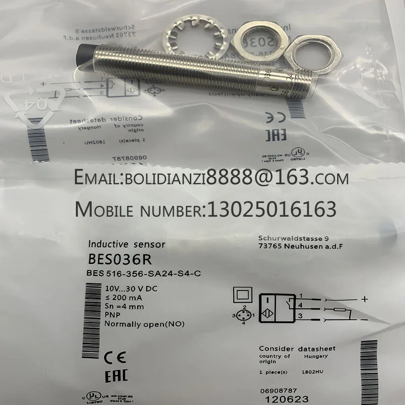 

The brand-new original sensor BES 516-356-SA24-S4-C BES 516-356-S4-C is guaranteed for one year in stock.