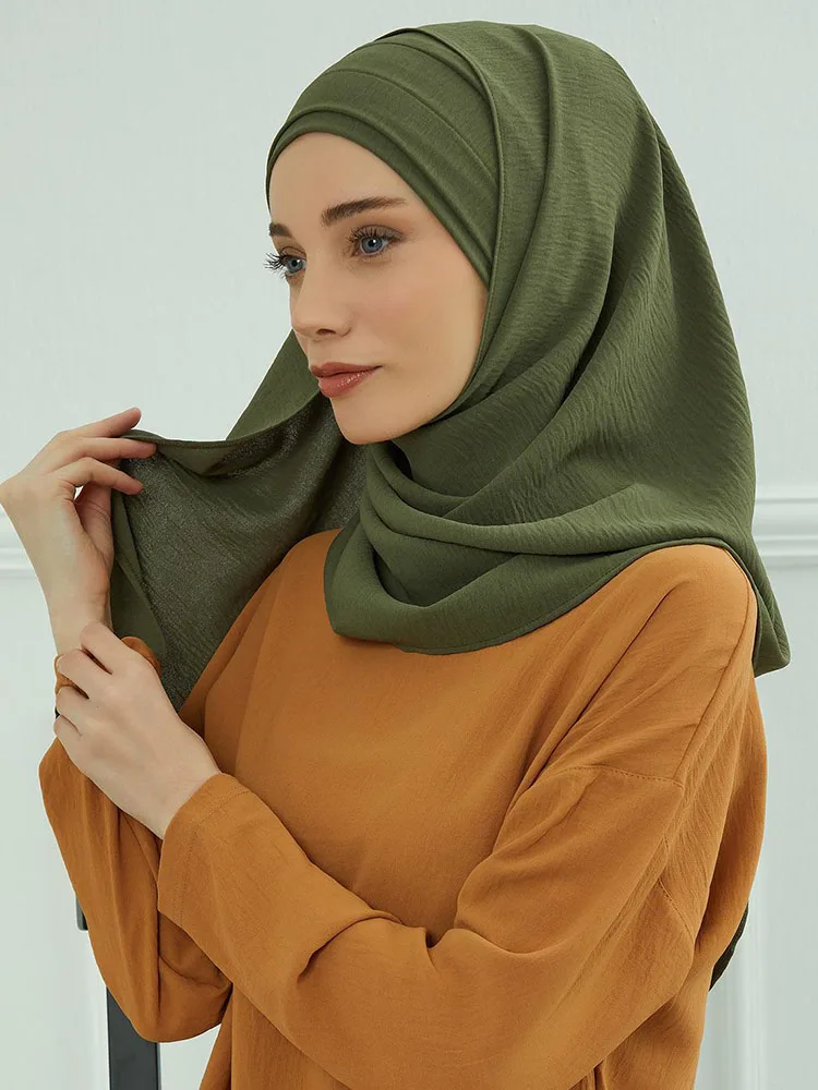 Fashion Muslim Instand Turban Inner Hijab Caps Underscarf  Bonnet for Women Soft Elastic Breathable Casual Turbante Mujer