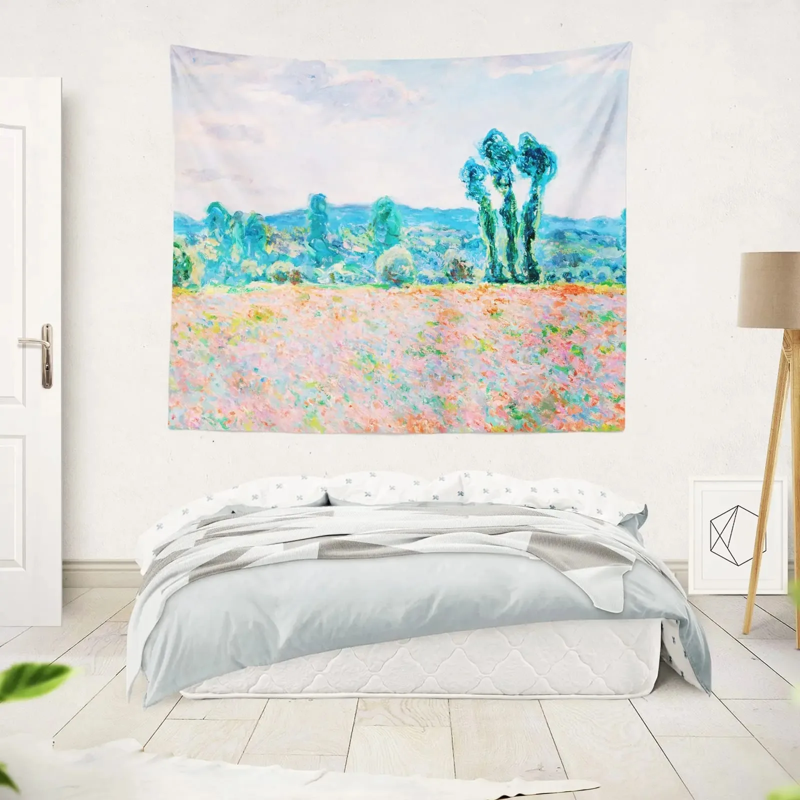 Bedroom Living Room Tapestry Oil Painting Country Field Pattern Fashion Home Decoration Tapestry