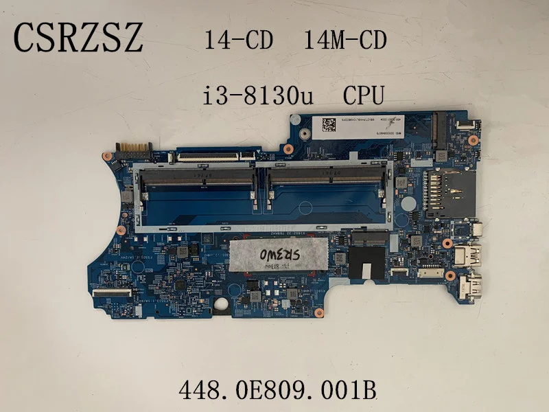 HP X360 14-CD 14M-CD Laptopmotherboard Processor i3-8130u 448.0E809.001B  100% Fully tested