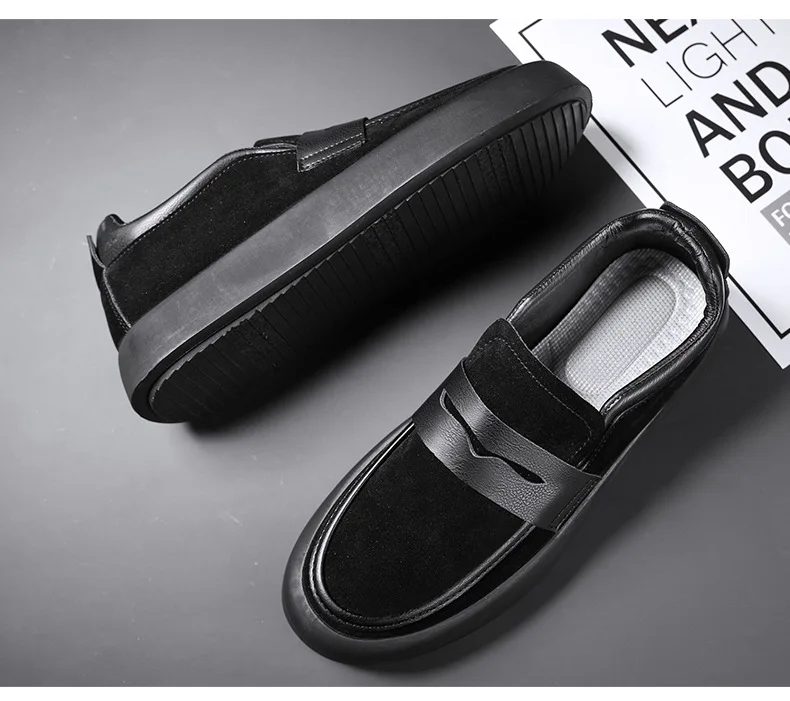 Neue Herbst Atmungsaktive Herren-Slipper-Set Modische Jugend-Freizeitschuhe Herrenschuhe – Detail 10