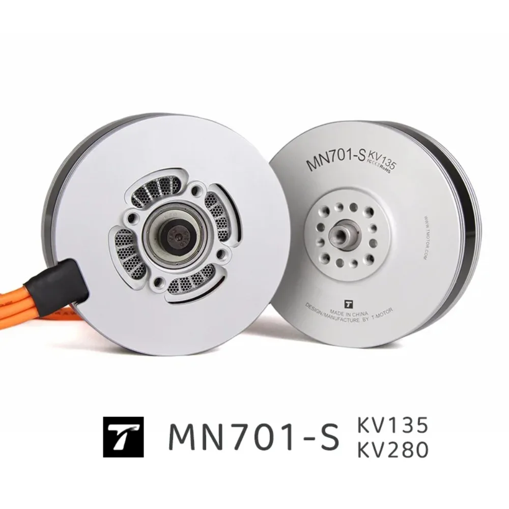 NEW MN701-S T-MOTOR KV135 KV280 Brushless Motor Two Piece Set Working Rated Voltage6-12S Drone Accessories BLDC PartsUniFly