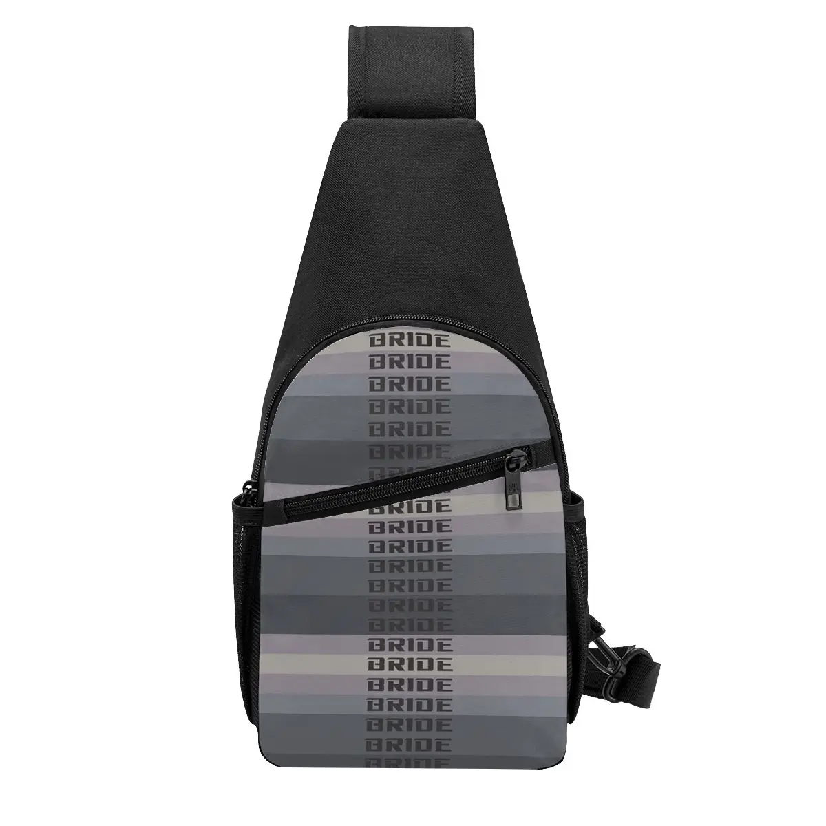 Bride Jdm Material Chest Bag Men Sling Crossbody Backpack Chest Bag Traveling Hiking Daypack Shoulder Bag
