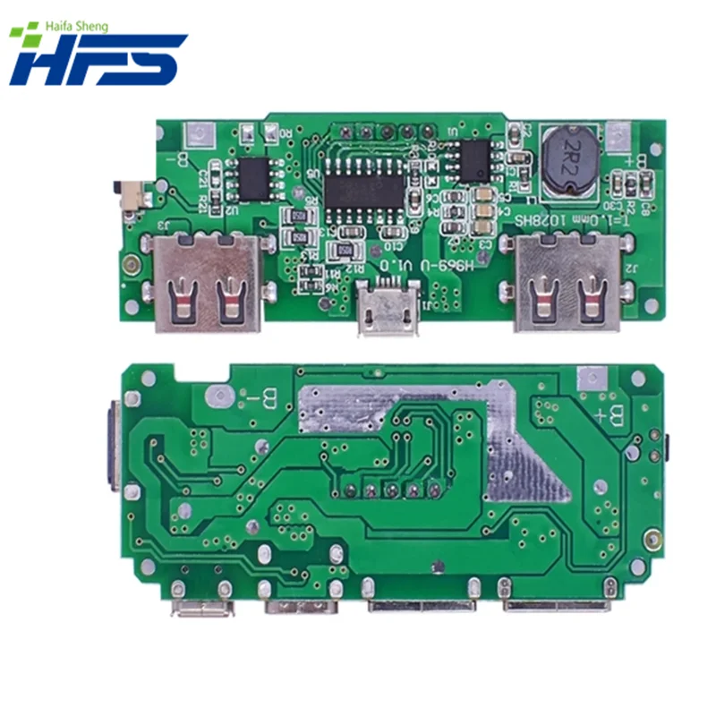 Dual USB 5V 2.4A Micro/Type-C LED USB Mobile Power Bank 18650 Charging Module Lithium Battery Charger Board Circuit Protection