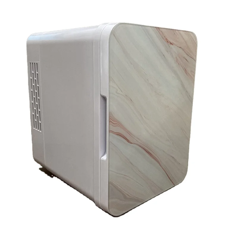 with Marble colour 4L Portable Car Refrigerator Cooler Freon-Free Eco Mini Fridge global plug type optional 12V/220V Dual power