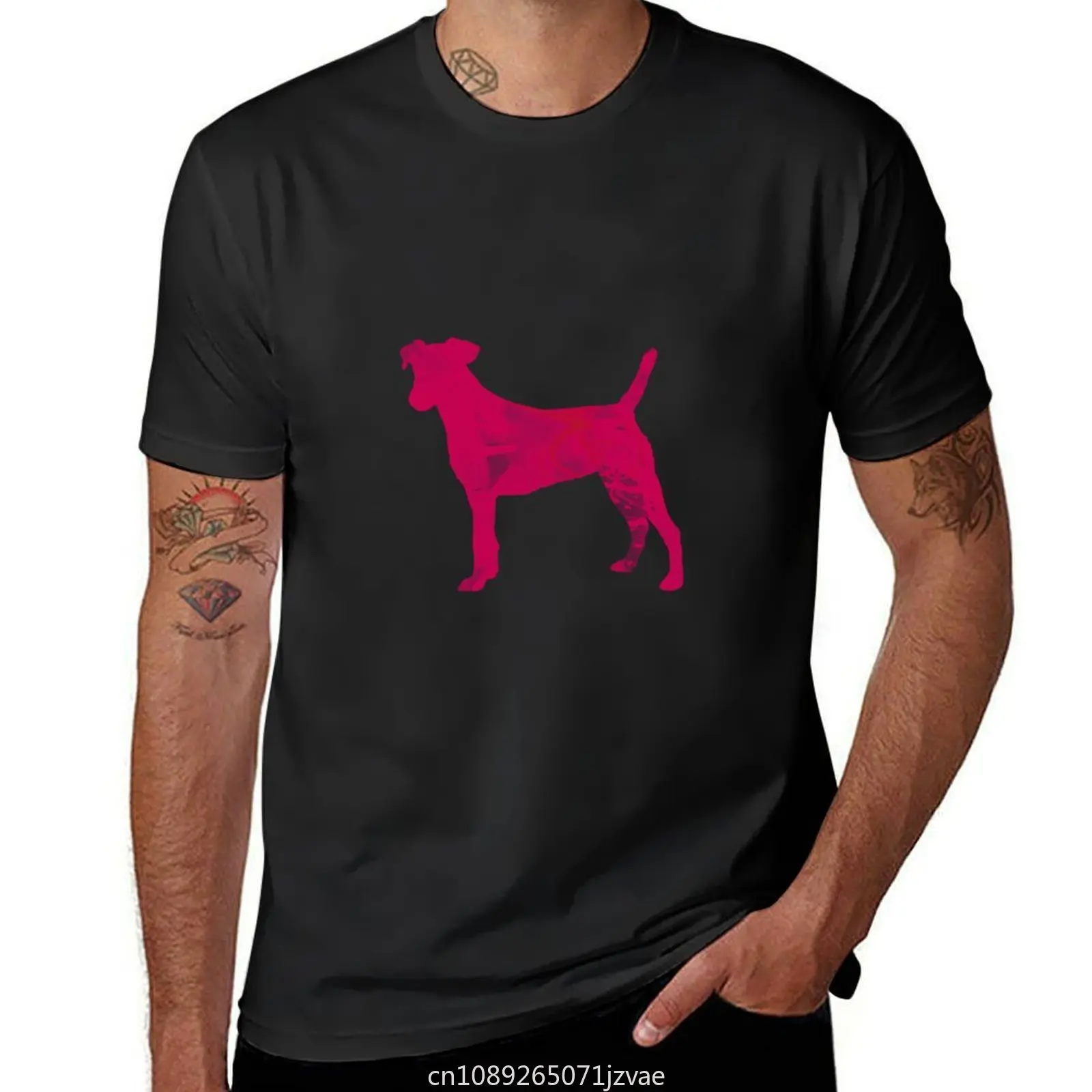 Jack Russell Terrier T-shirt anime Aesthetic clothing Blouse customs mens clothing