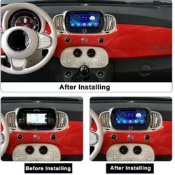 7 inch Car Radio Android Auto Carplay For FIAT 500 2016 2017 2018 2019 Multimedia DVD GPS Navigation Stereo Player DSP Head Unit