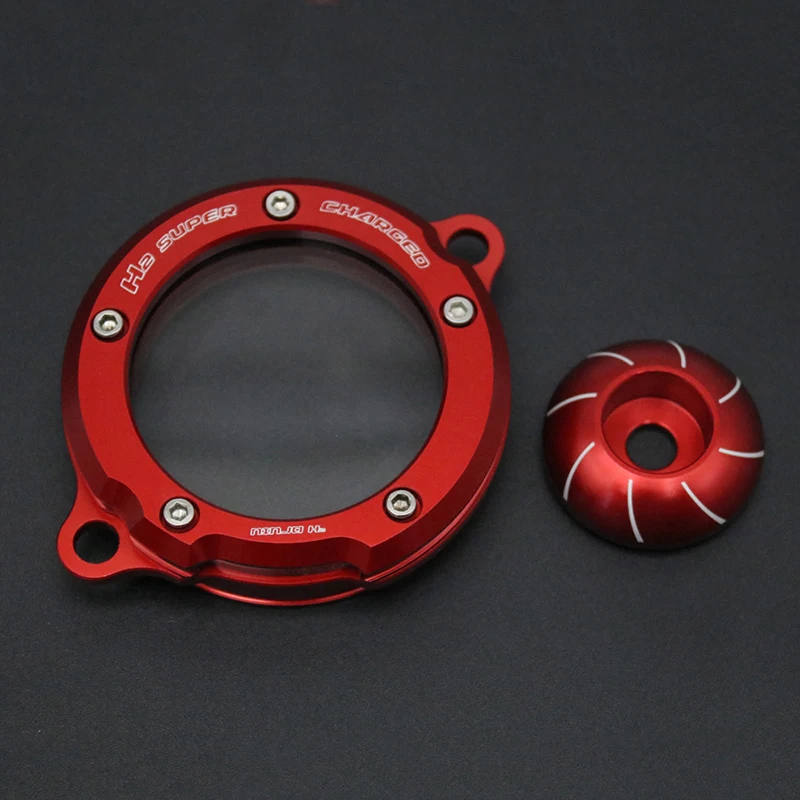 MPOVNCE Geeignet für Kawasaki H2R-SX modifiziertes Turbolader-Abdeckungsset 2019 2020 2021 2022 2023 Turboladerabdeckung 3