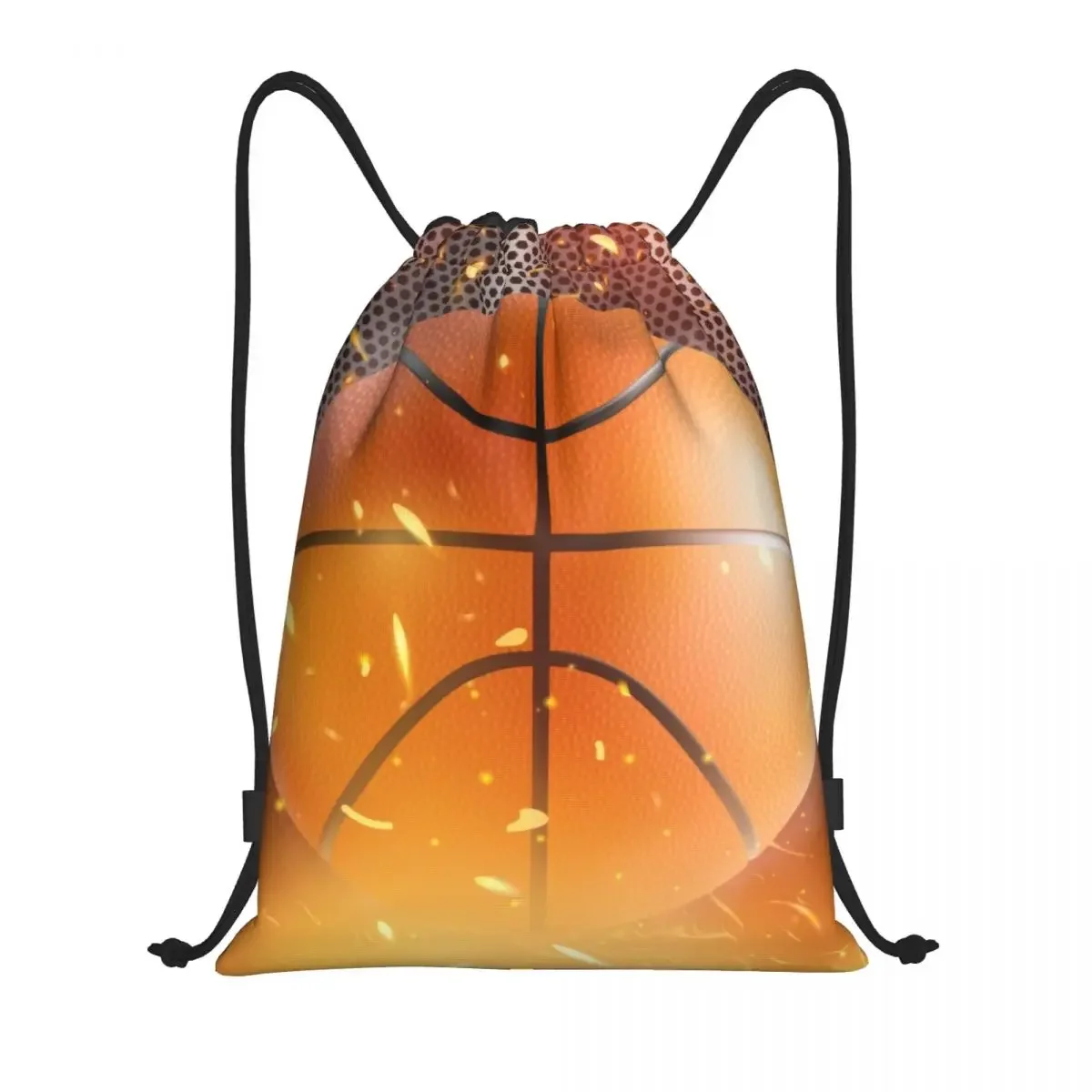 

Custom Basketball Sports Pattern Drawstring Bags Women Men Lightweight Sports Gym Storage Backpack