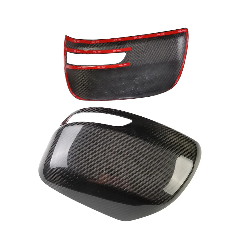 Tapa de espejo retrovisor de fibra de carbono, accesorios para 8 PRADO VX TX SX Land Cruise 200 LC200 Offroad 4x4, cubierta de espejo mejorada