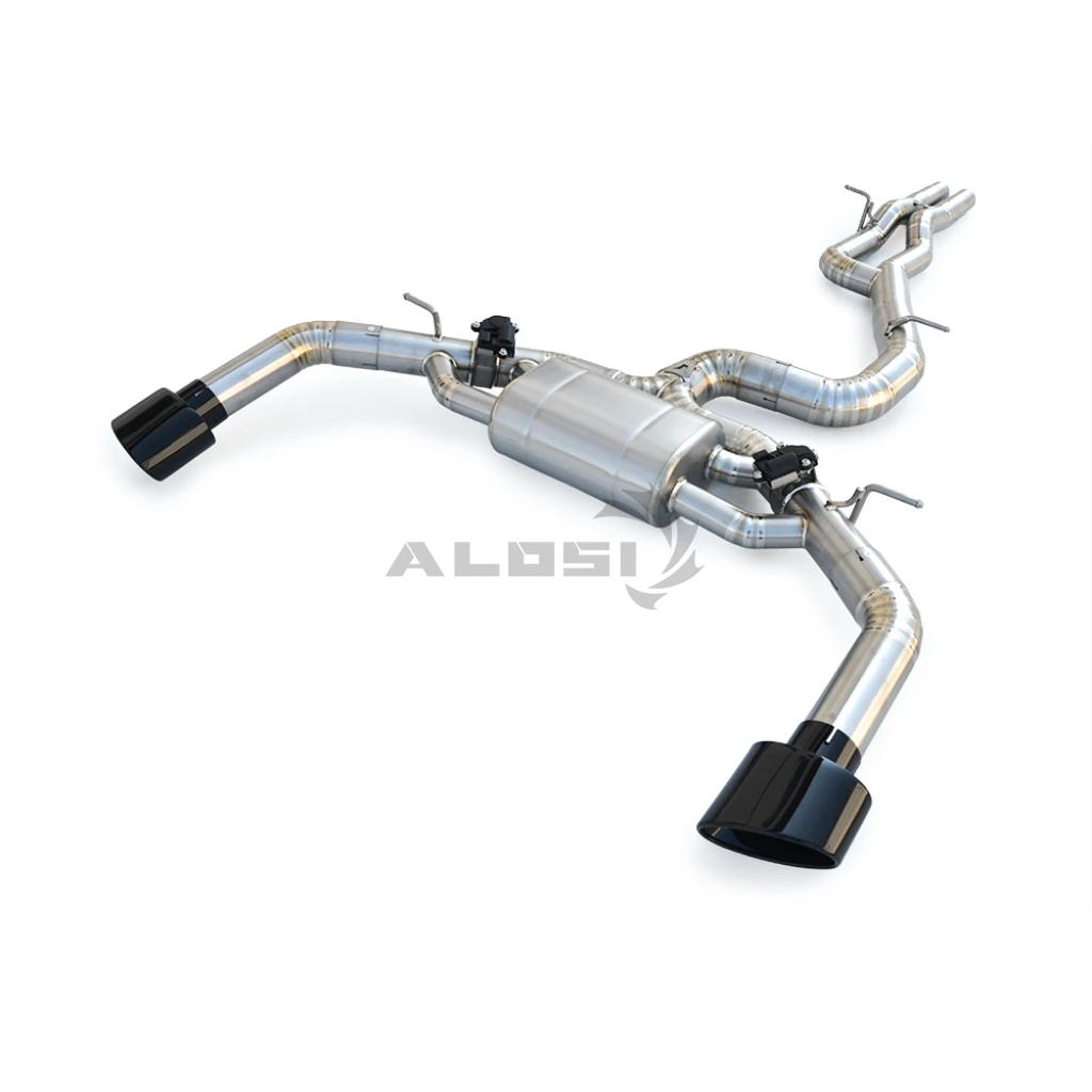 

2017-2023 For Audi TTRS 2.5T titanium backed high-performance titanium alloy exhaust system with valve intelligent valve muffler
