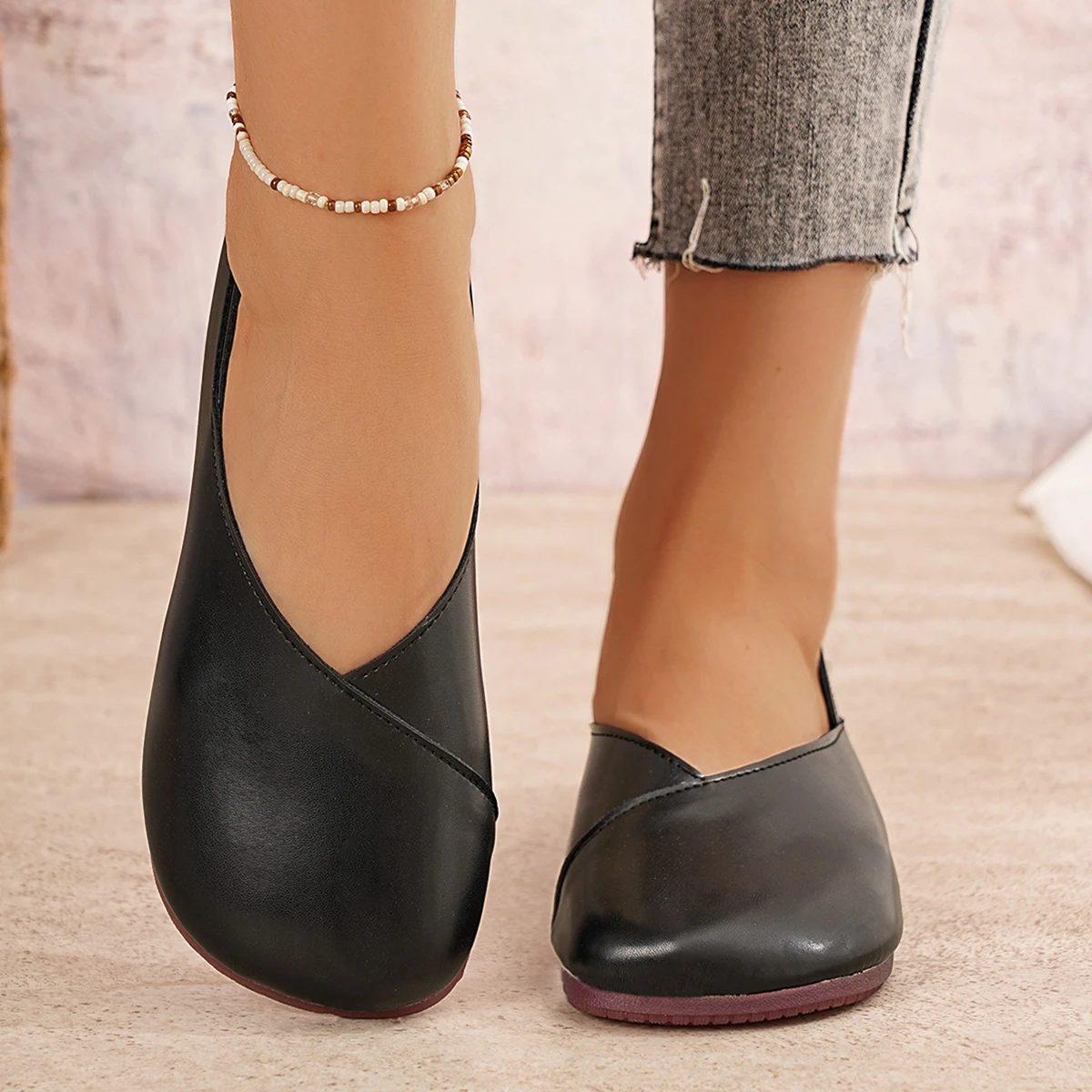 Wiosenne i jesienne jednolite – Women'S Shoes For Wide Feet recenzja i cena