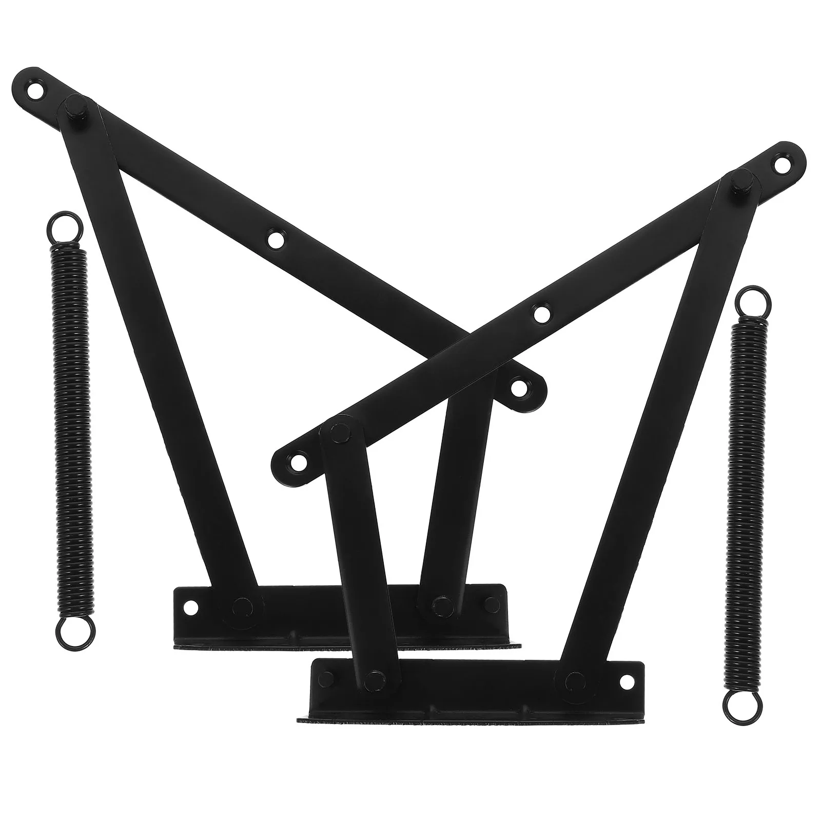 

1 set 1 Set Foldable Lifting Bracket Stainless Steel Triangular Spring Hinge For Sofa Bed Cabinet Furniture Shelf Couch Hinge