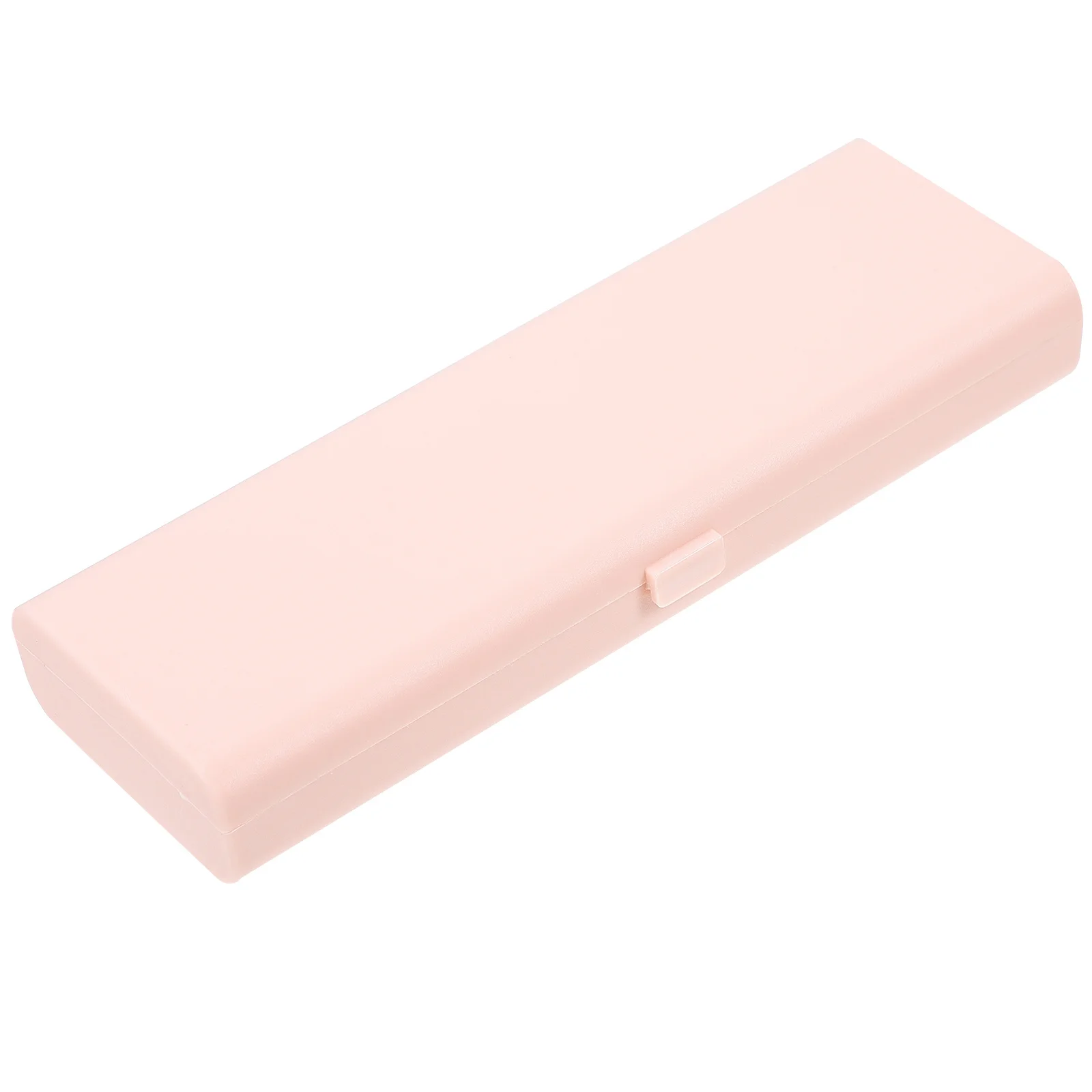 

Pencil Case Stationery Storage Box School Supply High Capacity Plastic Pink Student