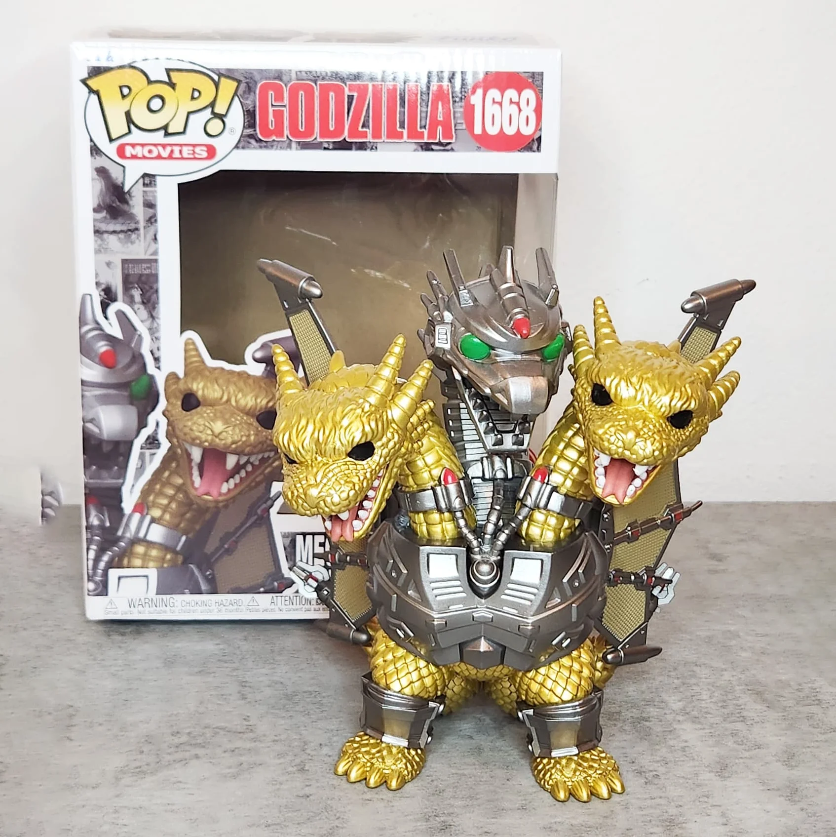 

Godzilla Mecha-King Ghidorah 6 inch Vinyl Figure Funko Pop #1668 Official Genuine Collectible Limited Edition Figures Fans Gift