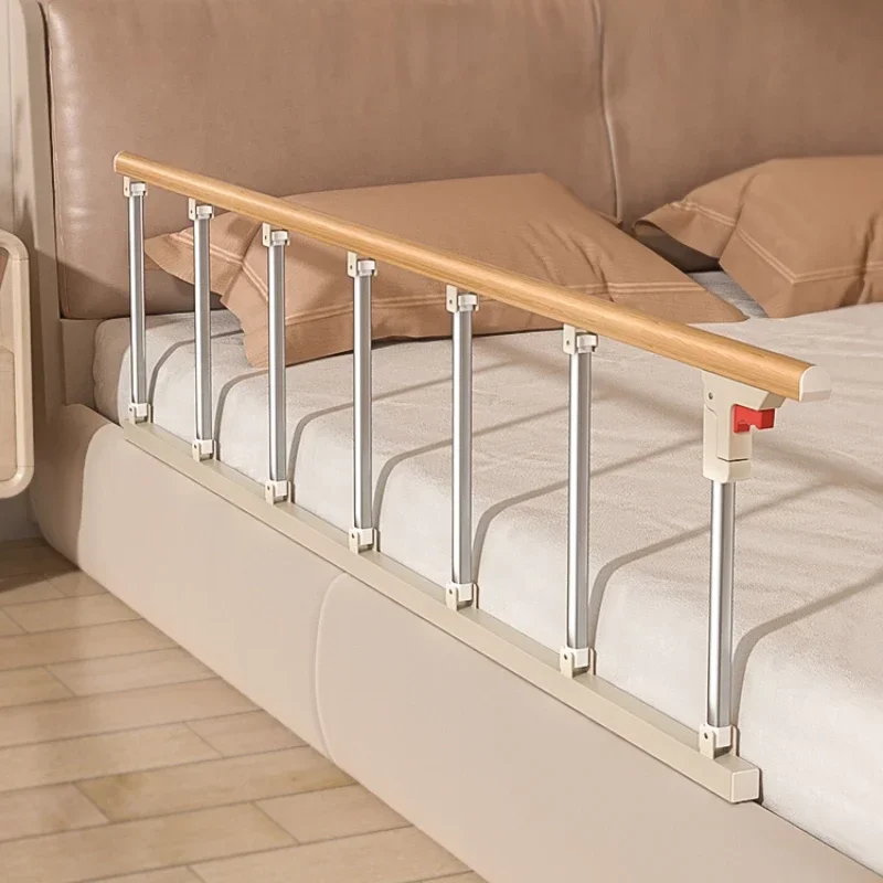 Elderly Bedside Safety Rail Single-Side Bed Guard Senior Anti-Fall Barrier Home Bed Assist Handle