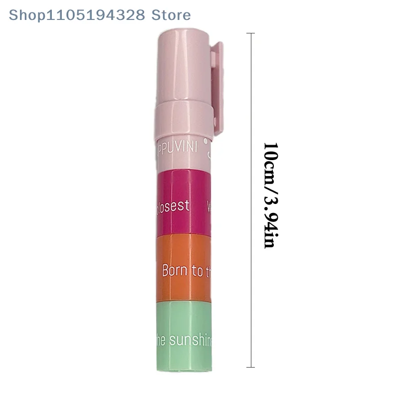 [MP]1個入り 4 in 1 カプチーニ カラーチェンジ リップバーム コンボキット 保湿 ハイドレーティング 乾燥防止 オレンジ リップケア プライマー リップスティック