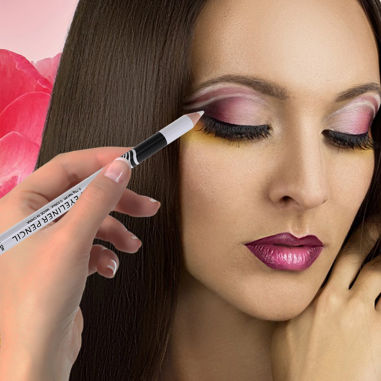 10Pcs 아이라이너 펜슬 하이라이트 하이 클래스 안전하고 오래 지속되는 아이 메이크업 아이라이너 여성용 세트