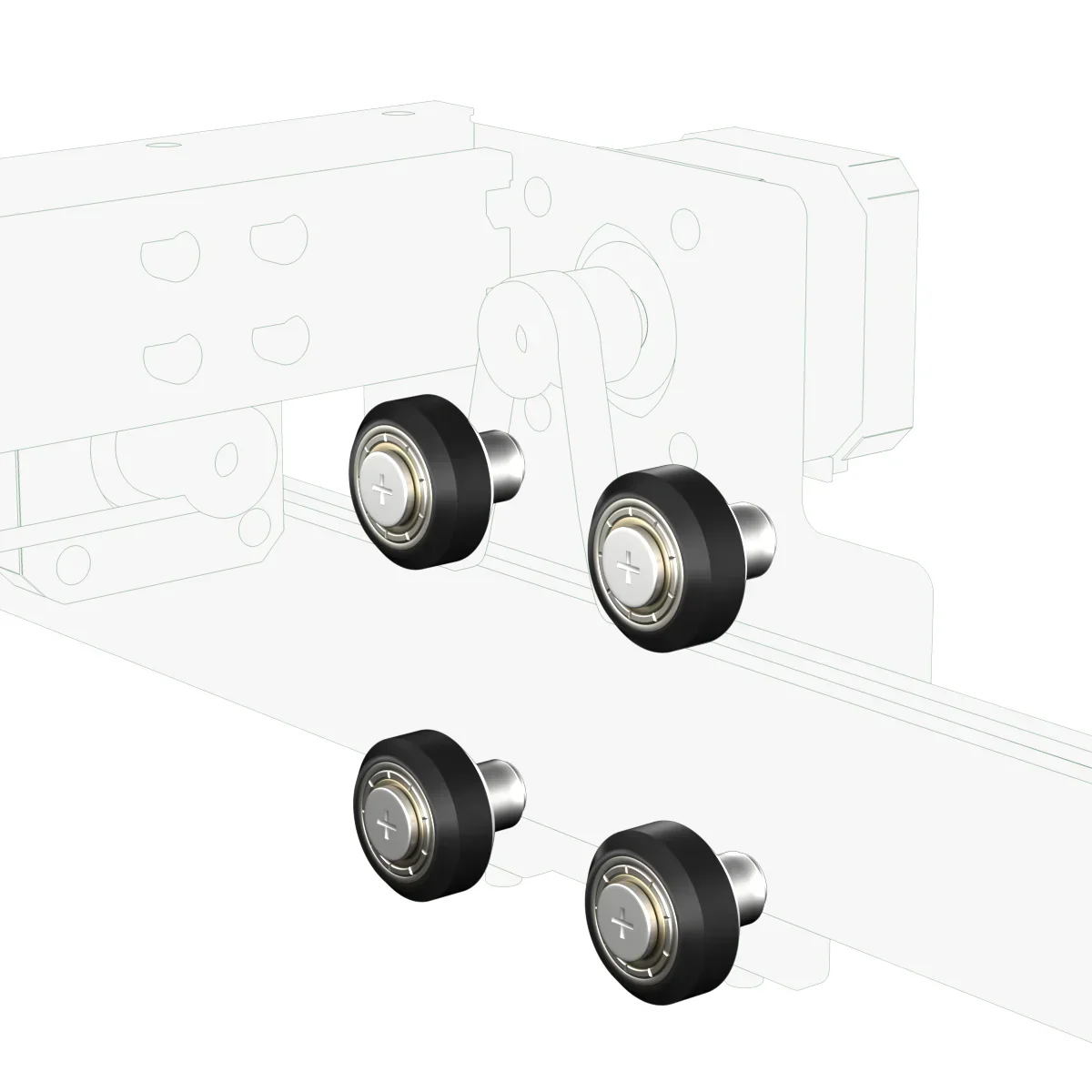 Roues à glissement lisse pour graveur laser NEJE Max 4 et 3 Max V2 – Distance et contrôle améliorés
