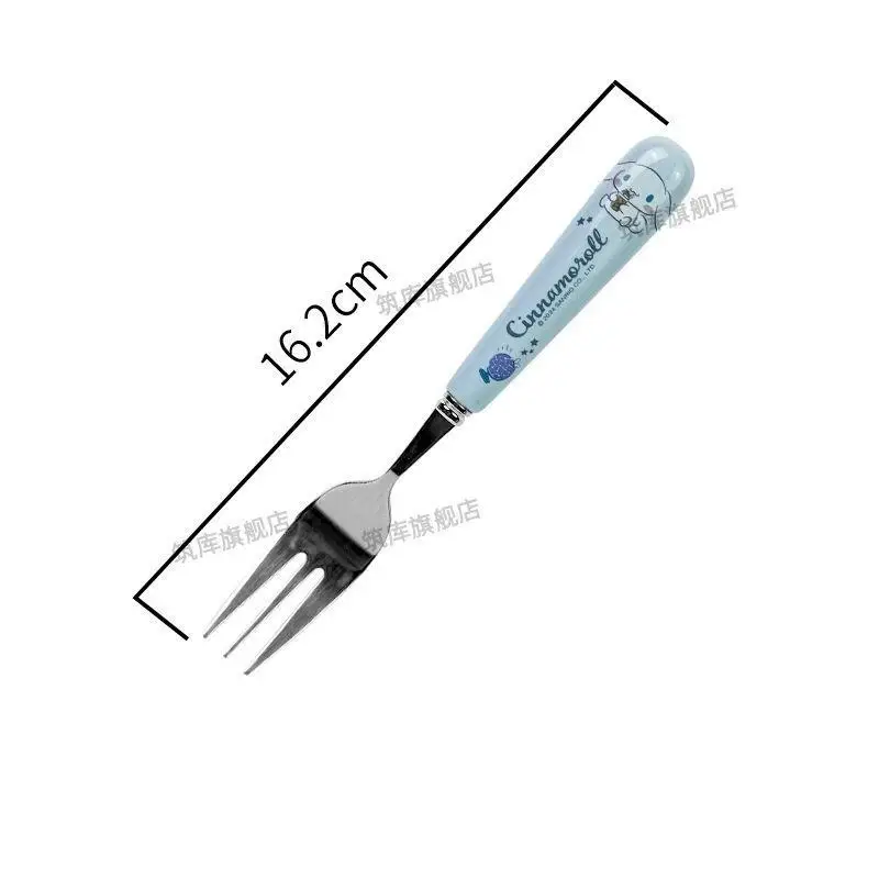 سانريو ماي ميلودي كورومي سينامورول شوكة ملعقة ضرب المنتج منتج جديد Kawaii الكرتون في الهواء الطلق المحمولة الكبار طالب لطيف